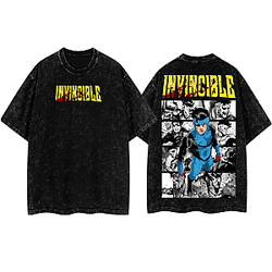 Invincible Comic Washed T-Shirt NTT0409 Invincible T-Shirts