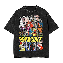 Invincible Comic Washed T-Shirt NTT0409 Invincible T-Shirts