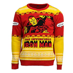 The Invincible Iron Man Vintage Comic Ugly Christmas NTT0810 Invincible Sweatshirts