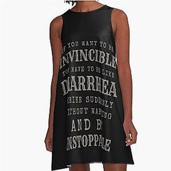 To Be Invincible A Line Dress