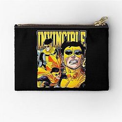 Retro Invincible Zipper Pouch