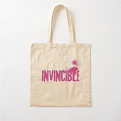 I Am Invincible Cotton Tote Bag