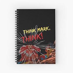 THINK MARK THINK MEME from Invincible Omniman Spiral Notebook