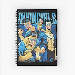 Invincible Mark Grayson Spiral Notebook