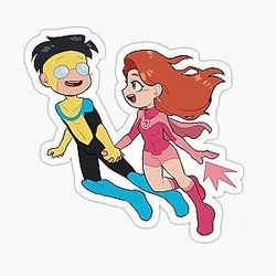 Invincible Atom Eve Glossy Sticker