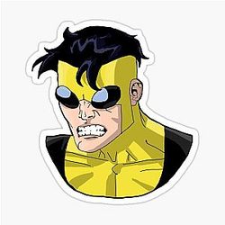 Mark Grayson Invincible Black Suit Sticker