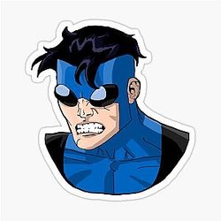Mark Grayson - Invincible Black Suit Sticker