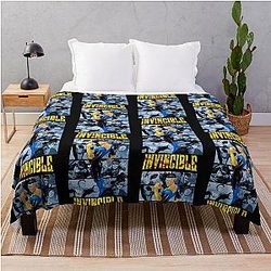 Vintage Superhero Invincible Blanket