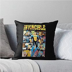 Invincible Comic Retro Throw Pillow