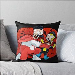 Invincible M Throw Pillow