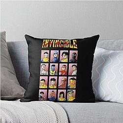 Invincible Superhero Character Throw Pillow