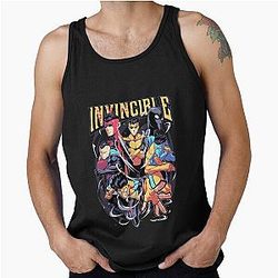 Invincible Superhero Comic Mark Tank Top