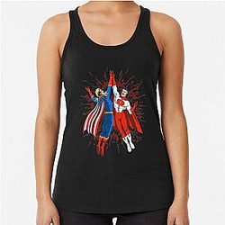 Invincible Omni Man vs Homelander Racerback Tank Top