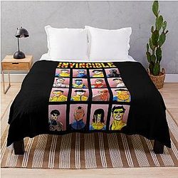 Invincible Characters Throw Blanket