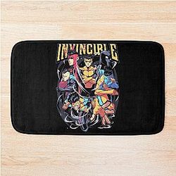 Invincible Mark Super Hero Comic Bathroom Mat