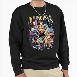 Invincible Mark Super Hero Comic Book Sweatshirt