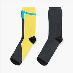 Invincible Superhero Costume Comic Design Socks