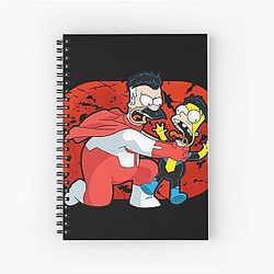Invincible M Spiral Notebook