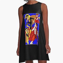 Invincible Art A-Line Dress
