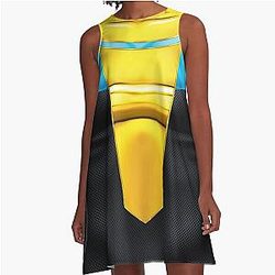 Casual Cosplay A-Line Dress for the Invincible Woman