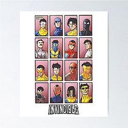 Invincible Gift For Fans Poster