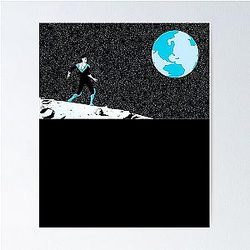 Invincible Mark on the Moon Classic Poster
