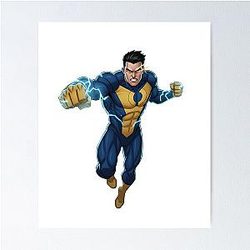 Invincible - Power and Determination Illustration Series Poster