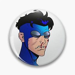 Invincible Blue Suit Pin