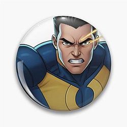 Invincible Power and Determination Illustration Style Pin