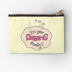 In Your Dreams Pink Zipper Pouch