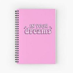 In Your Dream Retro Feminist Spiral Notebook