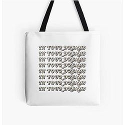 In Peach Print Tote Bag