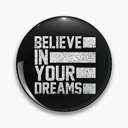 Believe in your dreams - Vintage Black and White Pin-Up