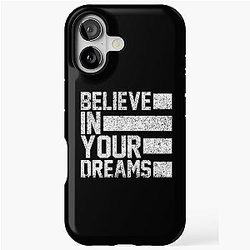 Believe in your dream - Vintage black and white iPhone case