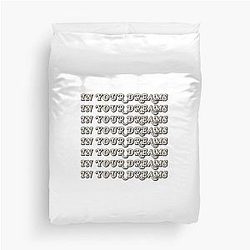 In your peach duvet cover