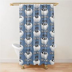 In your dreams Negative clear Shower Curtain