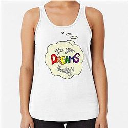 In Your Dreams 3 Milti Racerback Tank Top
