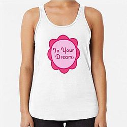 In Your Pink Flower Racerback Tank Top