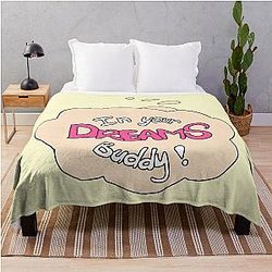 In Your Dreams 3 Pink Throw Blanket