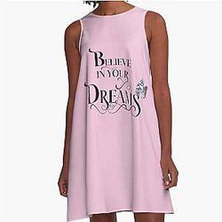 Believe in Your A-Line Dress