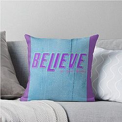 Believe in your dreams t-shirt graphick throw pillow