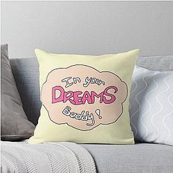 In Your Dreams (Pink) Throw Pillow