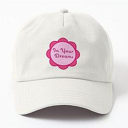 In Your Dreams Pink Flower Dad Hat