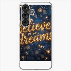 Believe in Your Dreams Golden Calligraphy Art Case