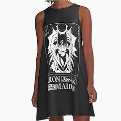 The Iron Maiden Torture Device A-Line Dress (black)