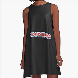 Viva Iron Maiden A Line Dress