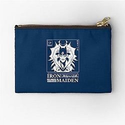 The Iron Maiden Torture Device Black Zipper Pouch