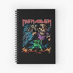 Music Iron Maiden Spiral Notebook