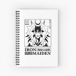 The Iron Maiden Torture Device Oversized Spiral Notebook