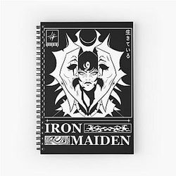 The Iron Maiden - Torture Device (Black) Notebook